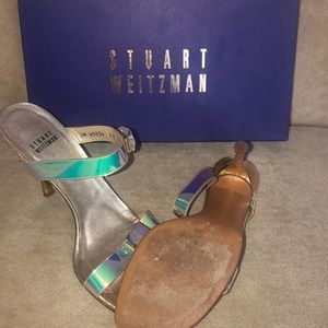 Stuart weitzman holographic heels